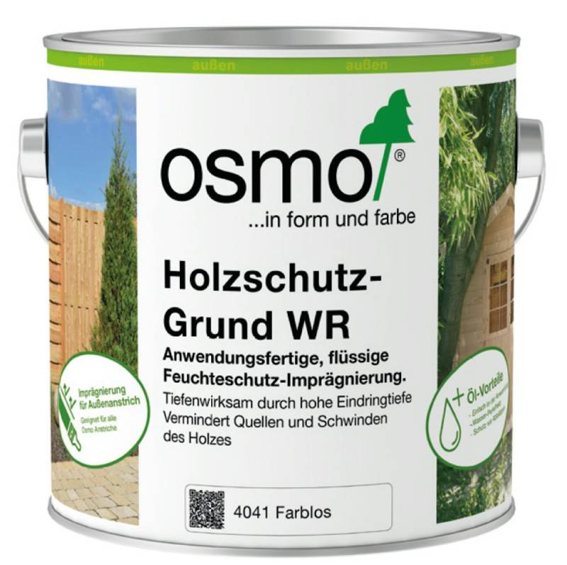 Osmo Holz-Imprägnierung WR 0,75 Liter für Außenbereich 4041 farblos von Osmo Farben & Zubehör