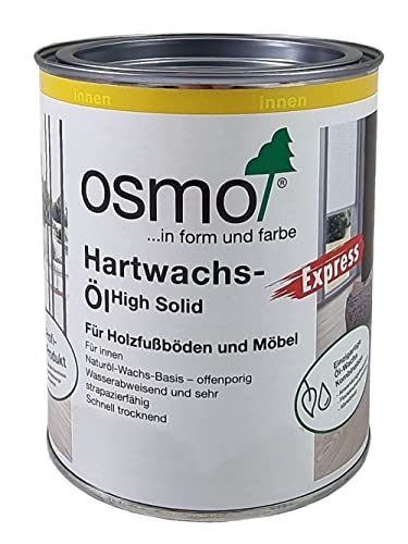 Osmo Hartwachs-Öl Express 3340 Weiß Transparent (0,75 Liter) von Osmo Holz und Color GmbH & Co. KG