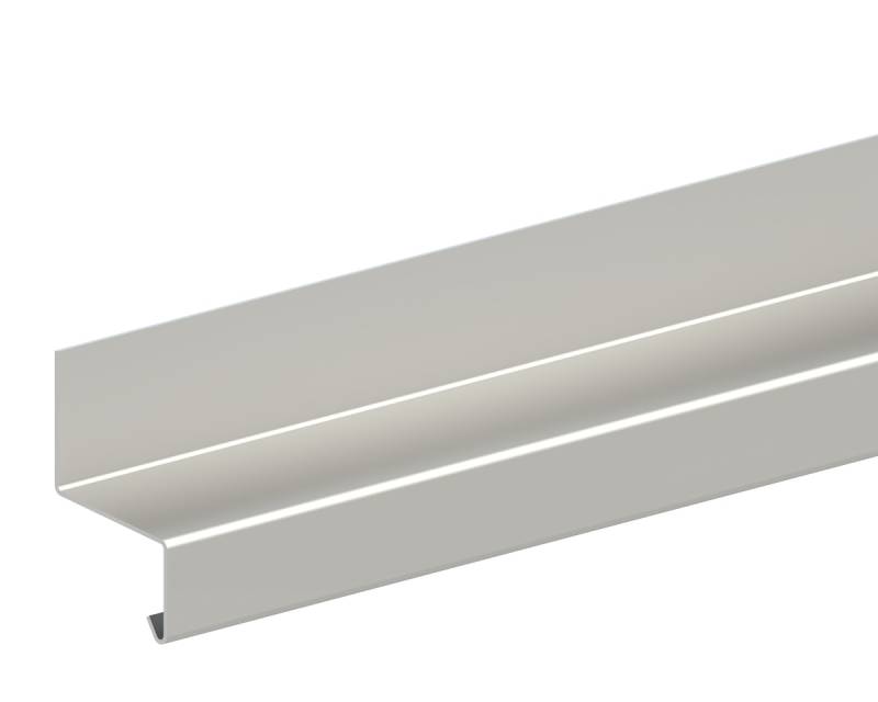 OSMO Fassade Übergangsprofil 1 Aluminium 300cm RAL 9006 pilverlackbeschichtet VE 1 Stk. von Osmo Holz