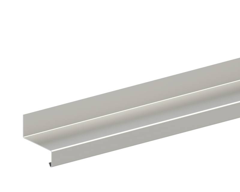 OSMO Fassade Übergangsprofil 2 Aluminium 300cm RAL 9006 pulverlackbeschichtet VE 1 Stk. von Osmo Holz