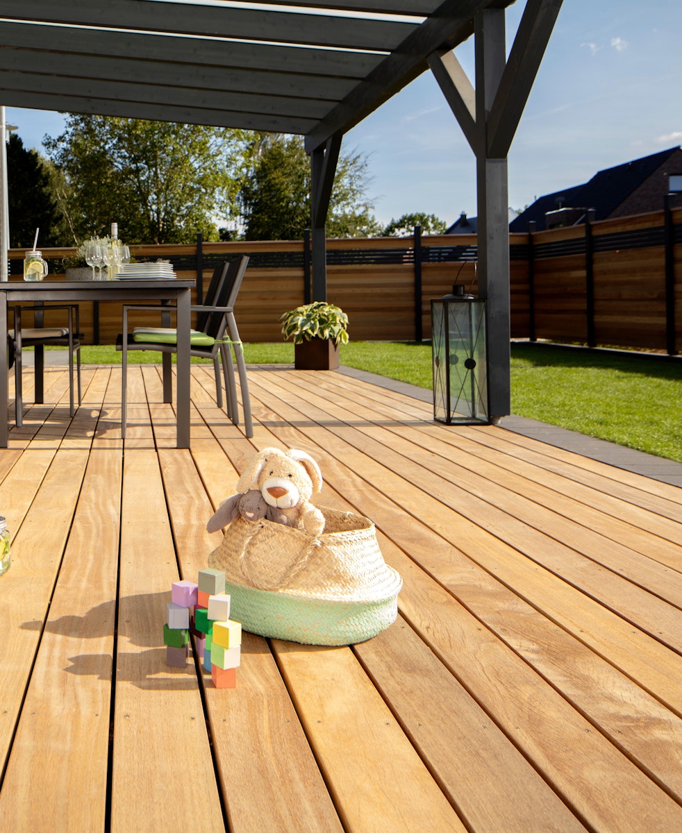 OSMO Terrasse Cumaru 21x145, 335cm KD Oberseite glatt von Osmo Holz