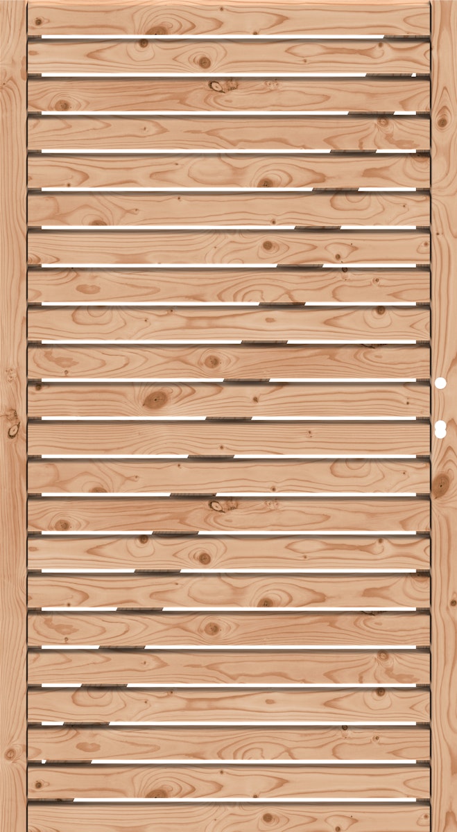 OSMO Tor Rhombus Typ B Dougl. 98x179cm DIN L Natur von Osmo Holz