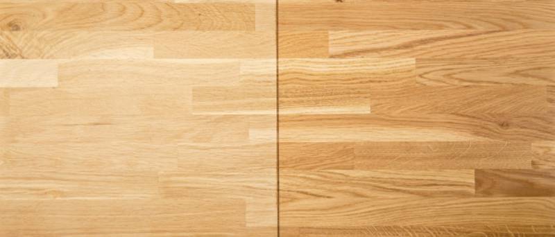 OSMOLeimholz Eiche Naturwuchs 27mm 2000x800; Tischplatte, roh, alle 4 Kanten abgerundet von Osmo Holz