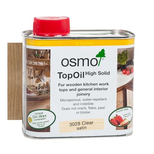 OSMO TopOil 3028 0,5 Liter Top Öl - Farblos Seidenmatt von OSMO