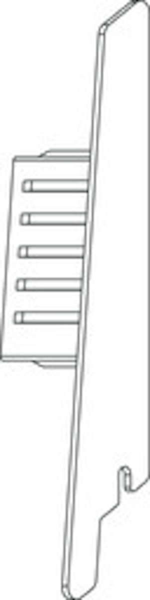 OSMO ALU-CLADDING Endkappe Rechts VE10 Weiß von Osmo