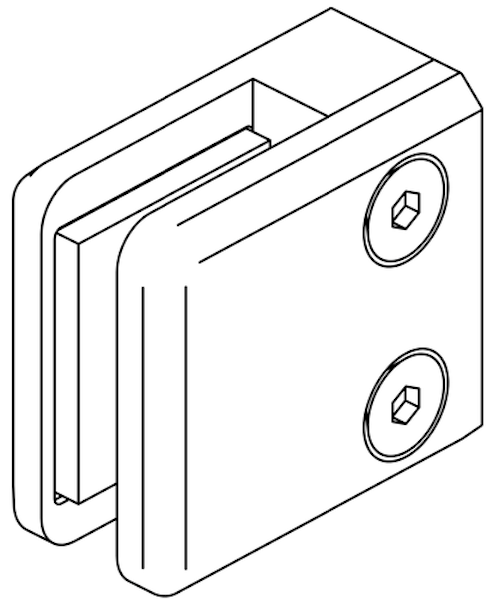 OSMO Befestigungssatz Glaseinsatz von Osmo Holz