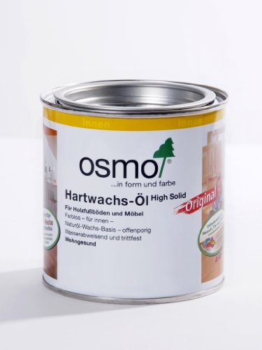 OSMO Hartwachs-Öl High solid, 0,375 L, 3011 Farblos Glänzend von OSMO
