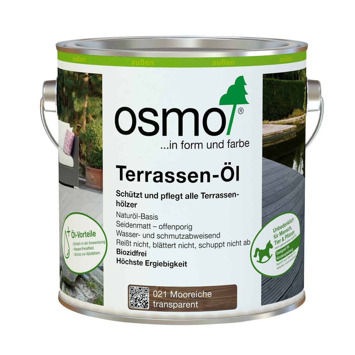 OSMO Terrassen-Öl -004 Douglasien-Öl Naturgetönt-25 Liter von Osmo Farben & Zubehör