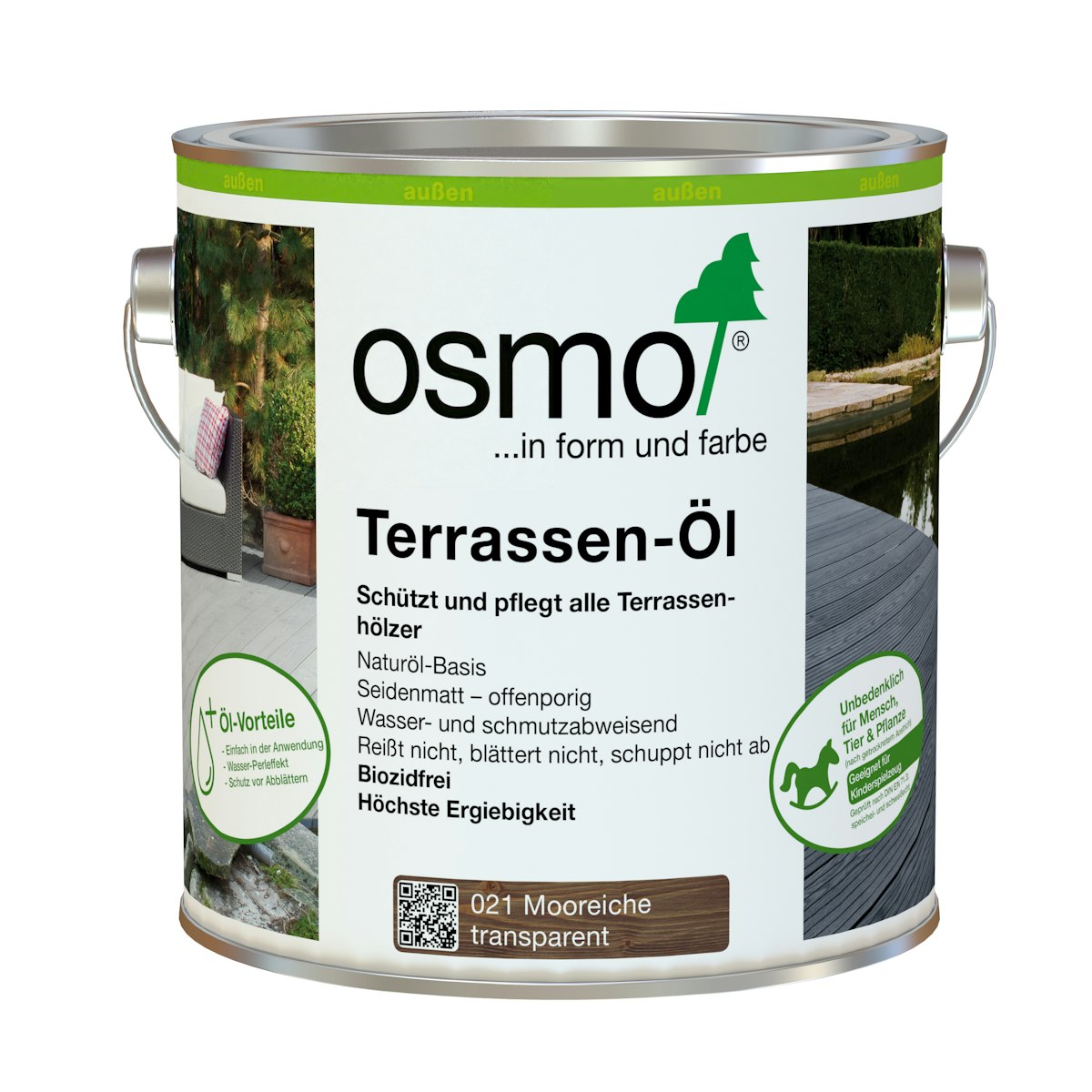 OSMO Terrassen-Öl -007 Teak-Öl Farblos-25 Liter von Osmo Farben & Zubehör