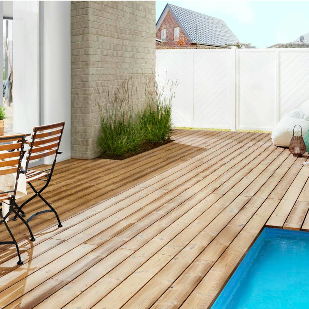 OSMO Terrassendiele Thermoholz Kiefer-geriffelt/glatt-480cm von Osmo Holz