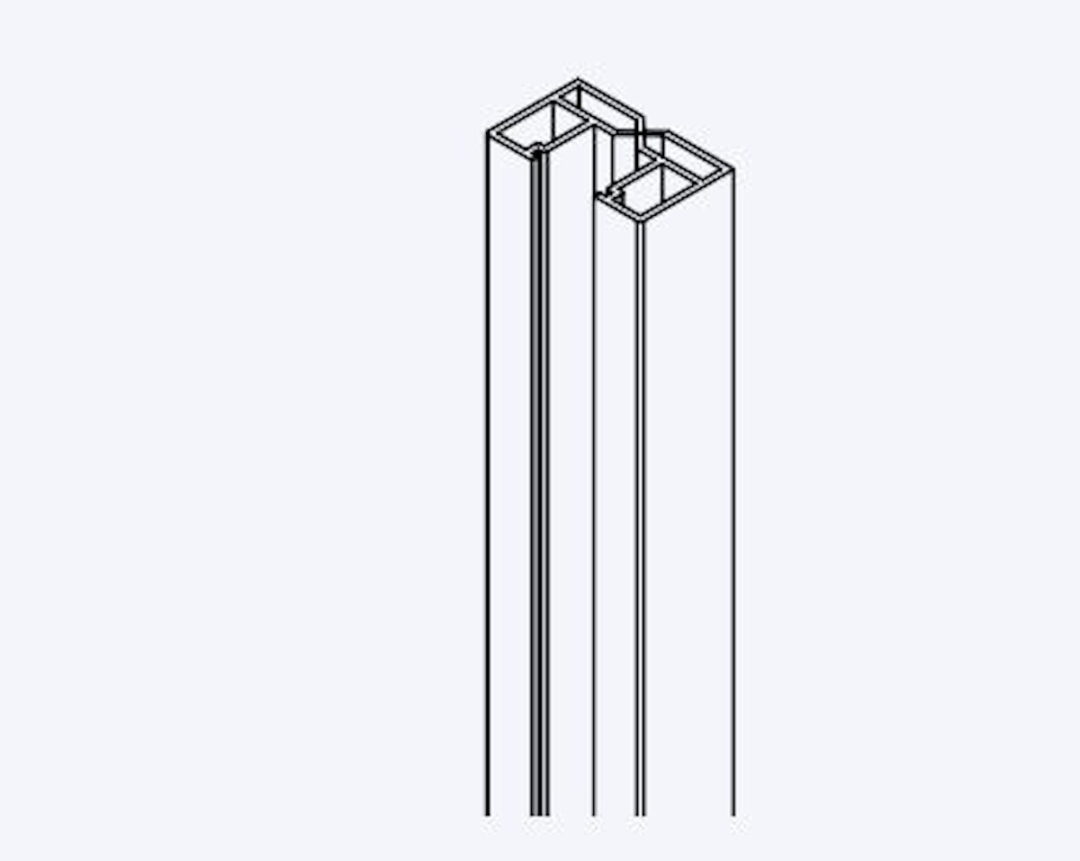 OSMO Wandanschlusspfosten Aluminium Aluminium 2000 mm von Osmo Holz