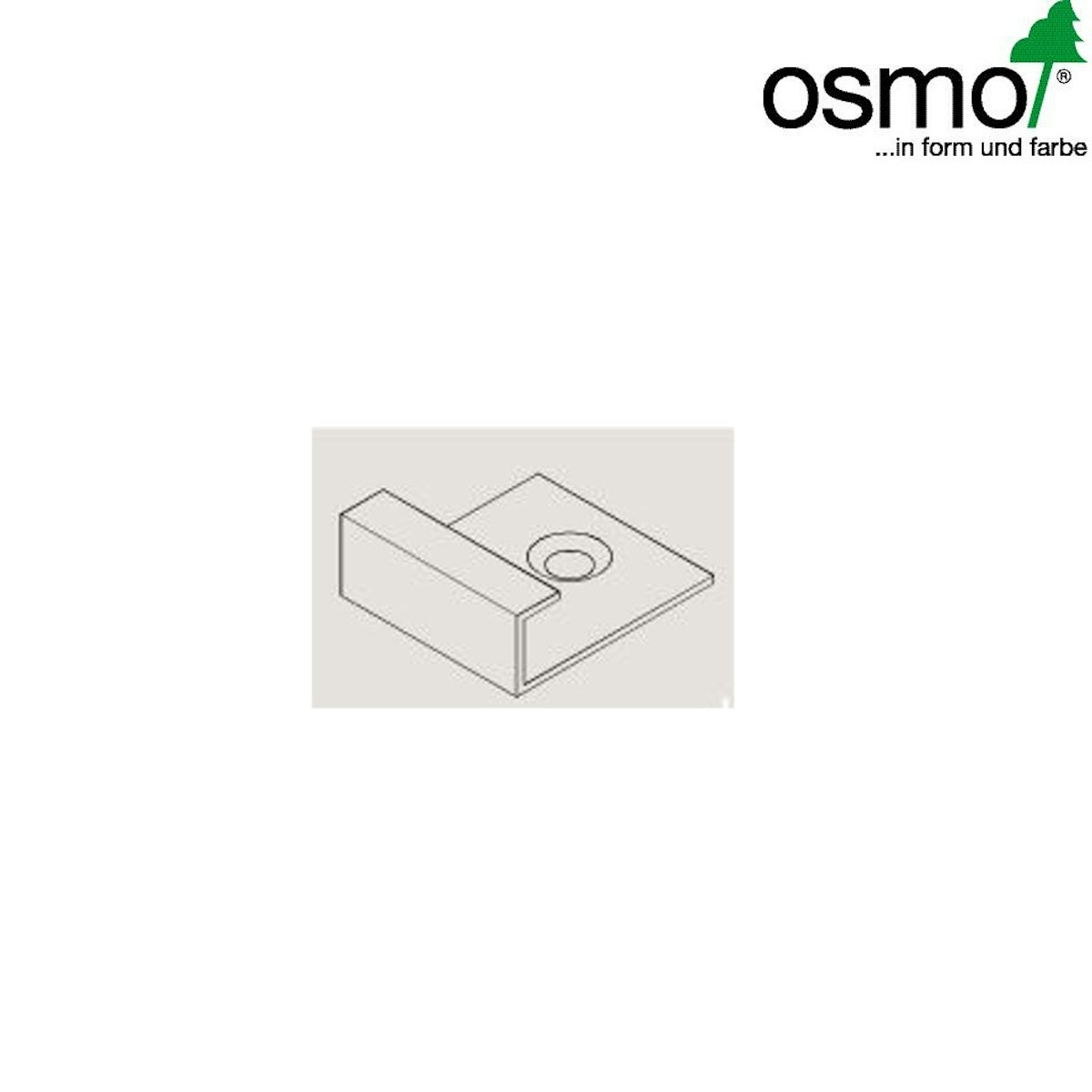 OSMO Zubehör MULTI-DECK Starklammer für 20 mm Terrassendiele- 10 Stück von Osmo Holz