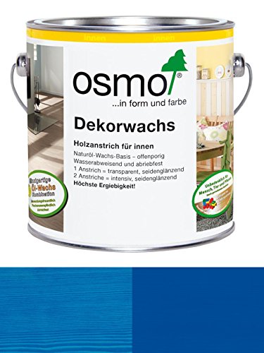 Osmo Dekorwachs Intensiv Blau 0,125 l - 10100834 von OSMO