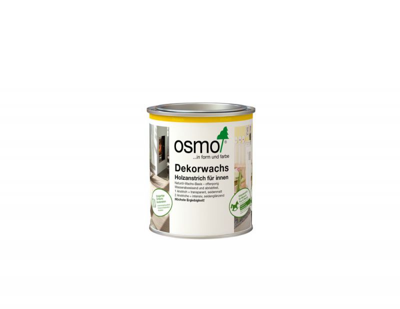 Osmo Dekorwachs Transparent Ebenholz 0,75 l - 10100023 von Osmo