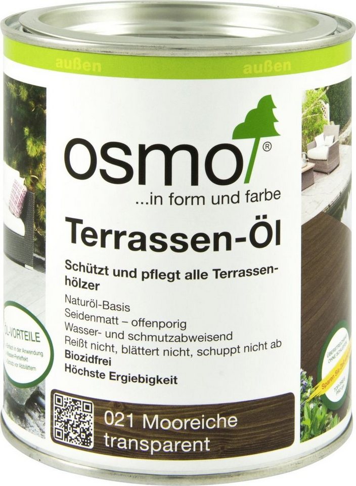 Osmo Hartholzöl Osmo Terrassen-Öl 750 ml mooreiche von Osmo