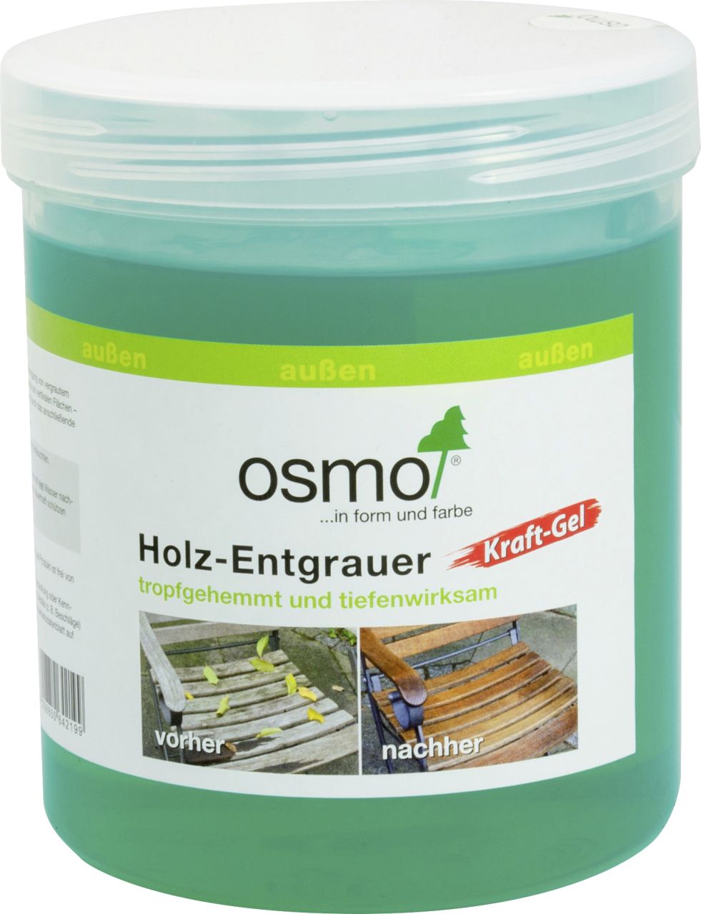 Osmo Holz-Entgrauer Kraft-Gel 500 ml von Osmo