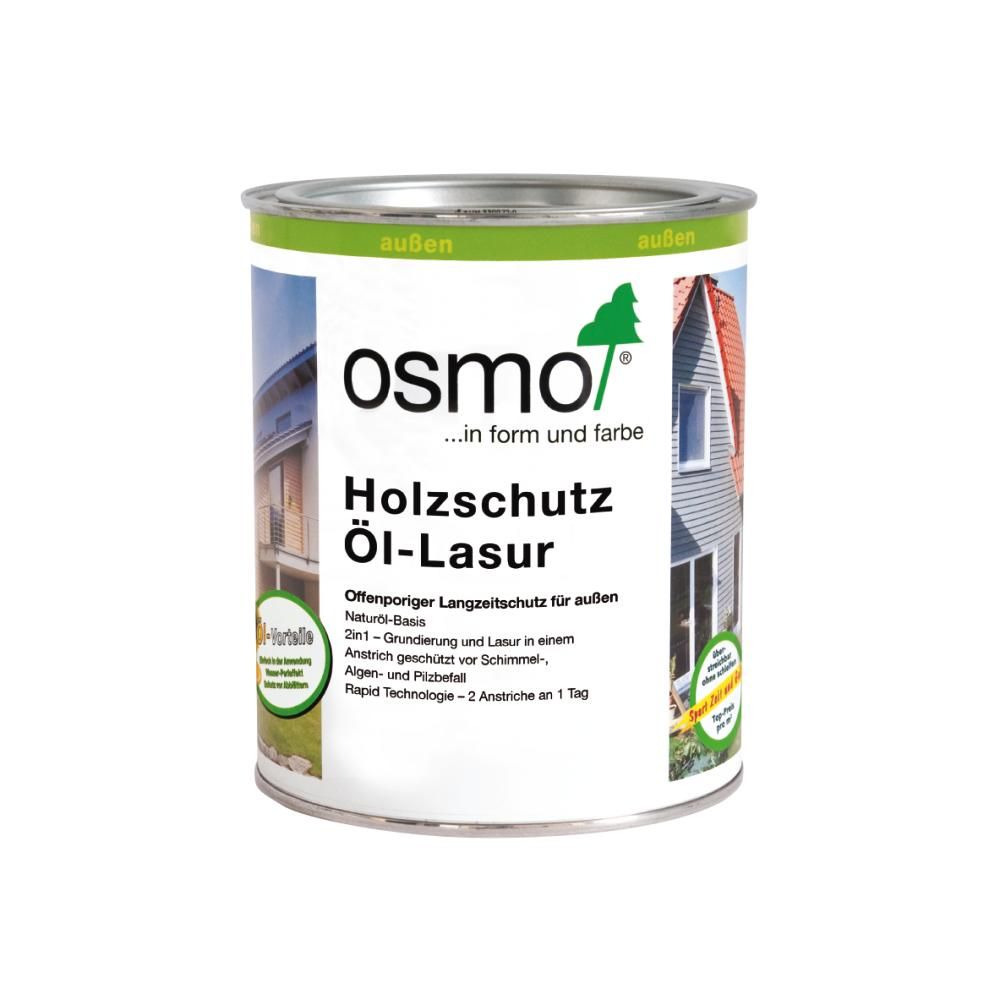 Osmo Holzschutz Öl-Lasur 750 ml weiß von Osmo