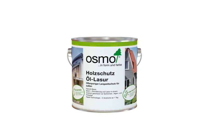 Osmo Holzschutz Öl-Lasur Ebenholz 2,50 l - 12100018 von Osmo