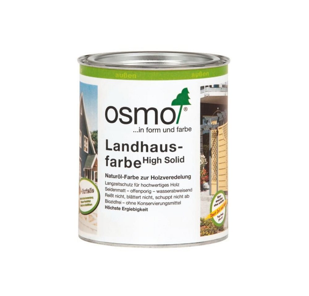 Osmo Holzschutzlasur Osmo Landhausfarbe 750 ml tannengrün von Osmo