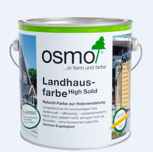 Osmo Landhausfarbe 2,5 L anthrazitgrau von Osmo