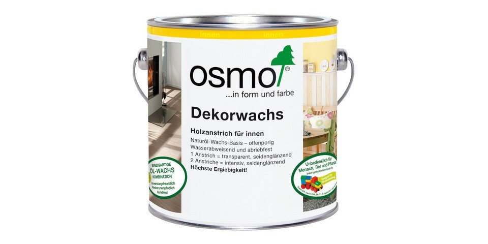 Osmo Osmo Dekorwachs 750 ml intensi weiß matt Holzpflegeöl von Osmo
