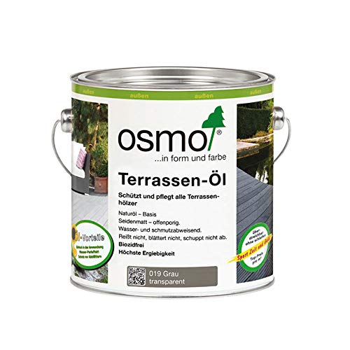 OSMO Terrassenöl 0,75 L Terrassen Öl Grau 019 von OSMO