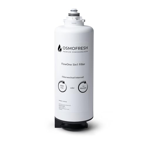 OsmoFresh Ersatzfilter und Membran FlowOne+ | 5in1 Ersatzfilter | jährlicher Wechsel | 12 Monate OsmoFresh Ersatzfilter und Membran FlowOne+ | 5in1 Ersatzfilter | jährlicher Wechsel | 12 Monate von OsmoFresh