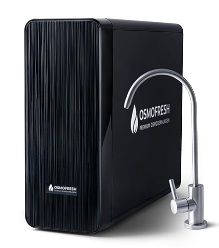 OsmoFresh Flow800 Untertisch-Osmoseanlage | Bis zu 7-fach Filtersystem (DirectFlow) | 800 GPD | Leise & effizient | Automatische Spülfunktion | Einfacher Anschluss | Kalkfreies Trinkwasser von OsmoFresh