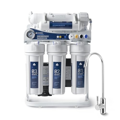 OsmoFresh Osmoseanlage Proline X2-200 GPD | Umkehrosmose Wasserfilter | Direct Flow System | Kein Tank erforderlich | bis 0,5L/min OsmoFresh Osmoseanlage Proline X2-200 GPD | Umkehrosmose Wasserfilter | Direct Flow System | Kein Tank erforderlich | bis 0,5L/min von OsmoFresh