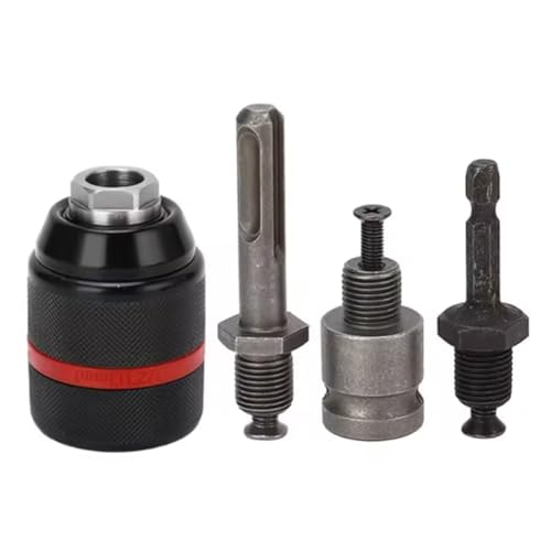 Osmond 1/2-20UNF 13 mm Schnellspannbohrfutter mit Sechskantschaft/SDS/Steckschl¨¹ssel-Adapter, Innenvierkant, Hardware-Werkzeug, Professionell von Osmond