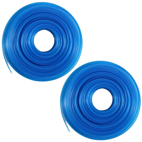 Osmond Elektrischer Trimmer/Freischneider Schnurdraht - 2 St¨¹ck, 1.6mm X 100m Schweres Nylon-Rundseil f¨¹r Manuelle Zuf¨¹hrung von Osmond