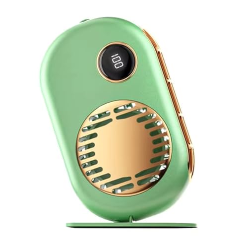 Osmond Kleiner Handheld -L¨¹fter mit USB -Ladung und Digitalem Display - Perfekt f¨¹r Stille Desktop und Sportliche Verwendung von Osmond