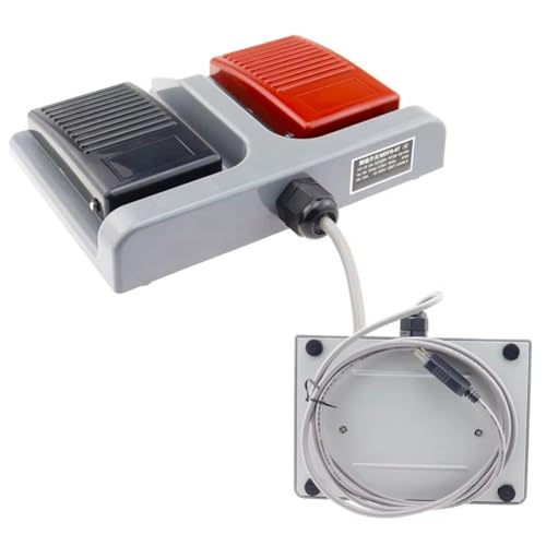 Osmond Momentaner Kunststoff-Fußschalter -Wege-Umschaltung mit 10A/220V AC Kabel Selbstzurücksetzung mit USB-Schnittstelle von Osmond