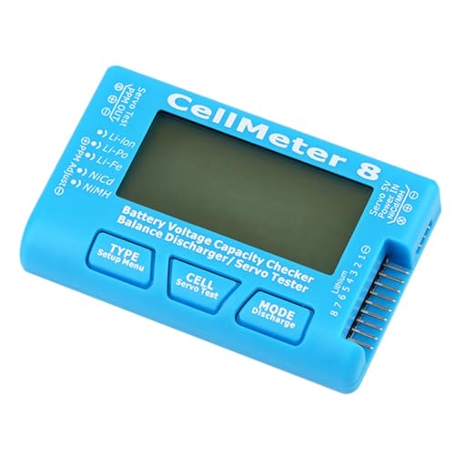 Osmond RC CellMeter-8 2-8S Batteriekapazität Spannungstester für LiPo Life Li-Ion NiMH Nicd Zellen Meter von Osmond
