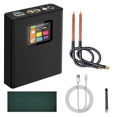 Osmond Tragbarer Mini -Spot -Schwei?er -Kit mit Farb LCD -Bildschirm Tragbarer Design Spot Schwei?er mit Digitalem Farbbildschirm 500 MAH Wiederaufladbare Lithiumbatterie f¨¹r 18650 /Batterie -Repa Osmond Tragbarer Mini -Spot -Schwei?er -Kit mit Farb LCD -Bildschirm Tragbarer Design Spot Schwei?er mit Digitalem Farbbildschirm 500 MAH Wiederaufladbare Lithiumbatterie f¨¹r 18650 /Batterie -Repa von Osmond