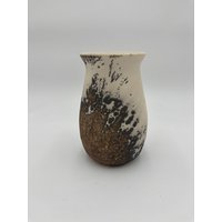 Große Vase Aus Weißem Raku-Ton Und in Obvara-Technik Gebrannt von OsnatPotteryStudio