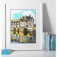 Frankreich Reise Poster, Vintage-stil Druck, Dekor, Schloss, Wandkunst, Reisen, Urlaub, Haus, Souvenir, Rahmen Nicht Enthalten Frankreich Reise Poster, Vintage-stil Druck, Dekor, Schloss, Wandkunst, Reisen, Urlaub, Haus, Souvenir, Rahmen Nicht Enthalten von OsoTraveled