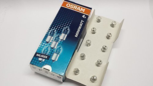 10er Pack Osram Halogen Miniwatt 4V 0,85A P13,5s Glühlbirne Lampe Fahrrad Taschenlampe 10er Pack Osram Halogen Miniwatt 4V 0,85A P13,5s Glühlbirne Lampe Fahrrad Taschenlampe von Osram