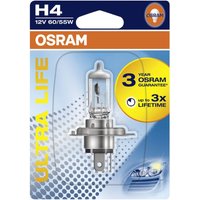64193ULT-01B Halogen Leuchtmittel Ultra Life H4 55/60 w 12 v - Osram von Osram