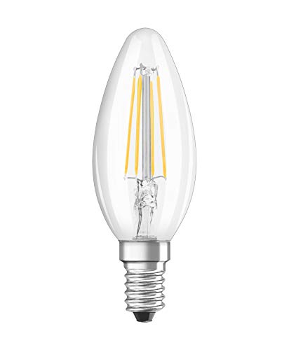 Bellalux LED ST Clas B Lampe, Sockel: E14, Warm White, 2700 K, 4 W, Ersatz für 40-W-Glühbirne, klar von Osram