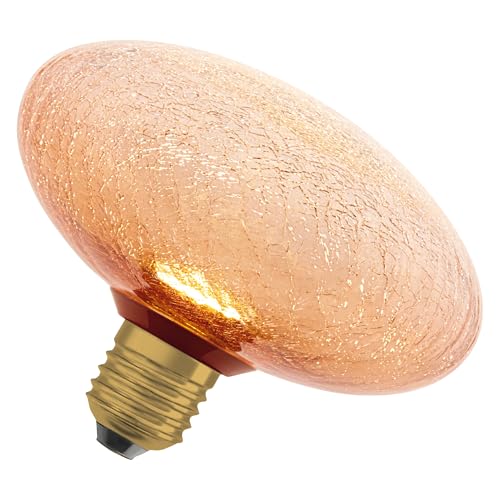 DECOR LED LAMP IN CRACKED GLASS IN CRACKED GLASS FLATTENED ORANGE von Osram