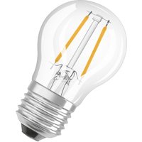 Osram - Filament led Lampe mit E27 Sockel, Tropfenform, Kaltweiss (4000K), 4W, Ersatz für 40W-Glühbirne, led Retrofit classic p von Osram