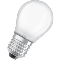 Osram - led Superstar Classic LED-Lampe p 40 in klassischer Miniballform aus gefrostetem Glas, 2.2 w, 470 lm, E27 Fassung, warmweißes Licht mit 2700 von Osram