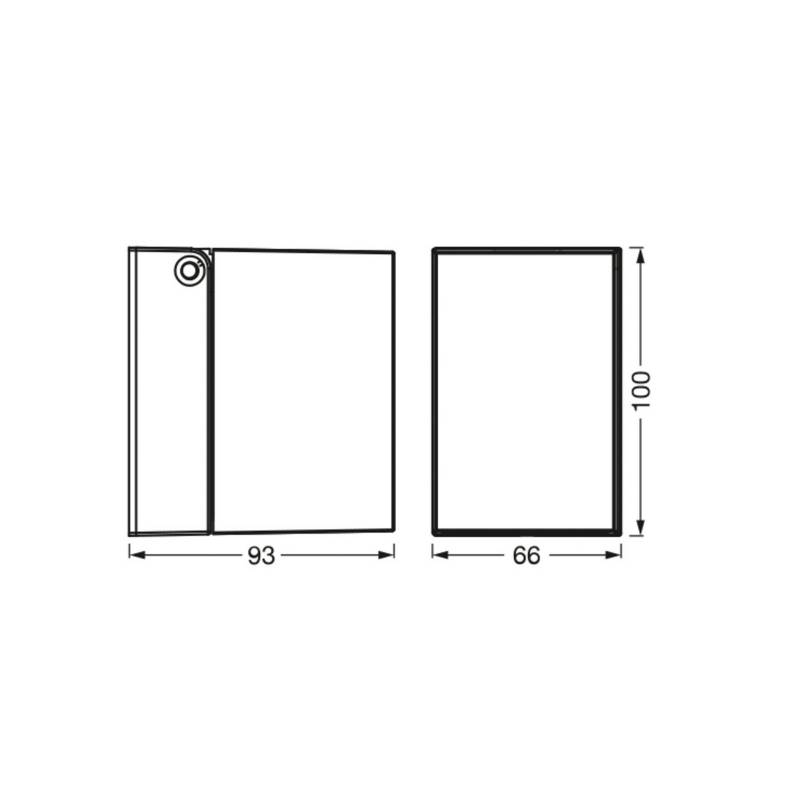 OSRAM Außenwandlampe ENDURA CLASSIC CUBE schwarz Metall IP44 von Osram