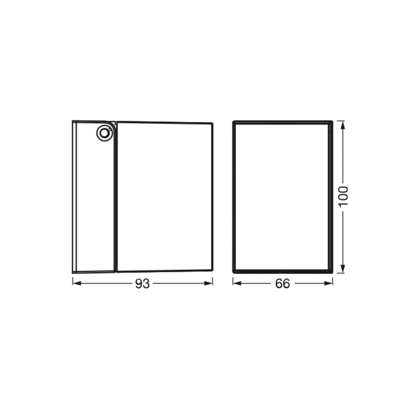 OSRAM Außenwandleuchte ENDURA CLASSIC CUBE, weiß Metall IP44 von Osram