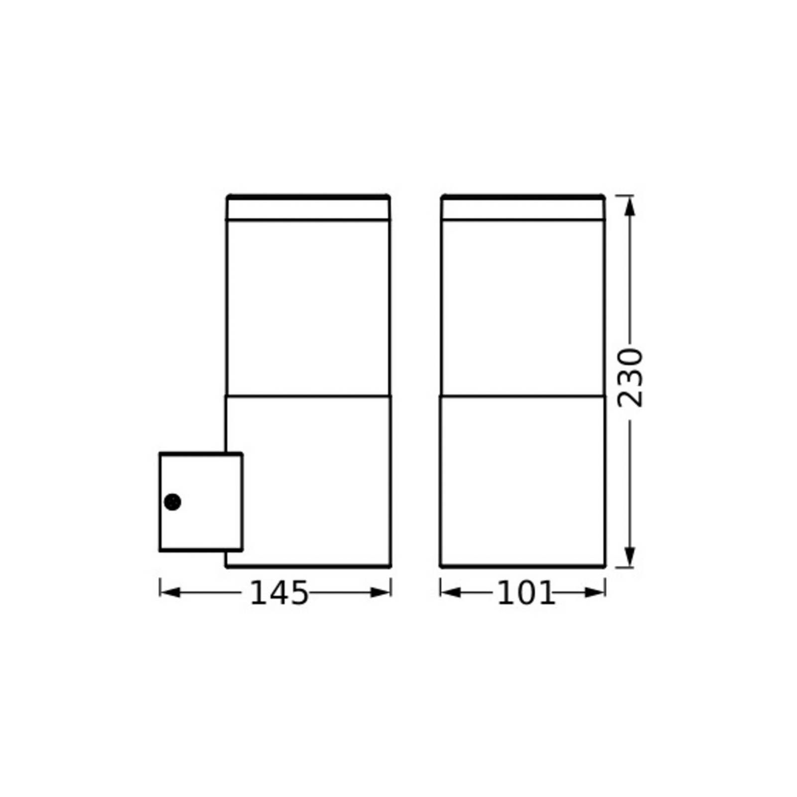 OSRAM Außenwandleuchte ENDURA CLASSIC EBRO, dunkelgrau, IP44 von Osram