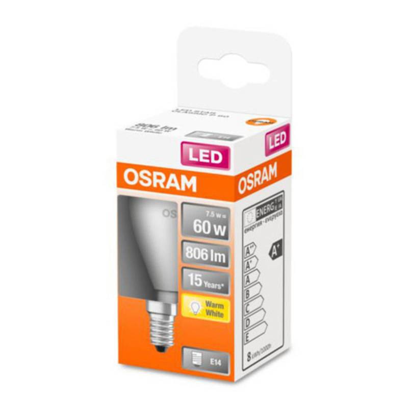 OSRAM Classic P LED-Lampe E14 6,5W 2.700K matt von Osram