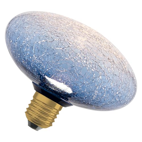 OSRAM DECOR LED LAMP IN CRACKED GLASS IN CRACKED GLASS FLATTENED BLUE von Osram