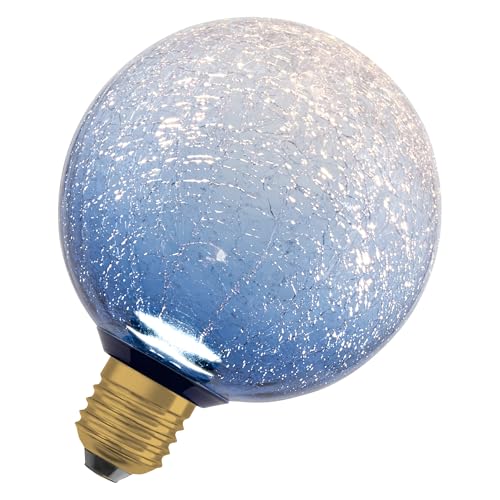 OSRAM DECOR LED LAMP IN CRACKED GLASS IN CRACKED GLASS ROUND BLUE von Osram