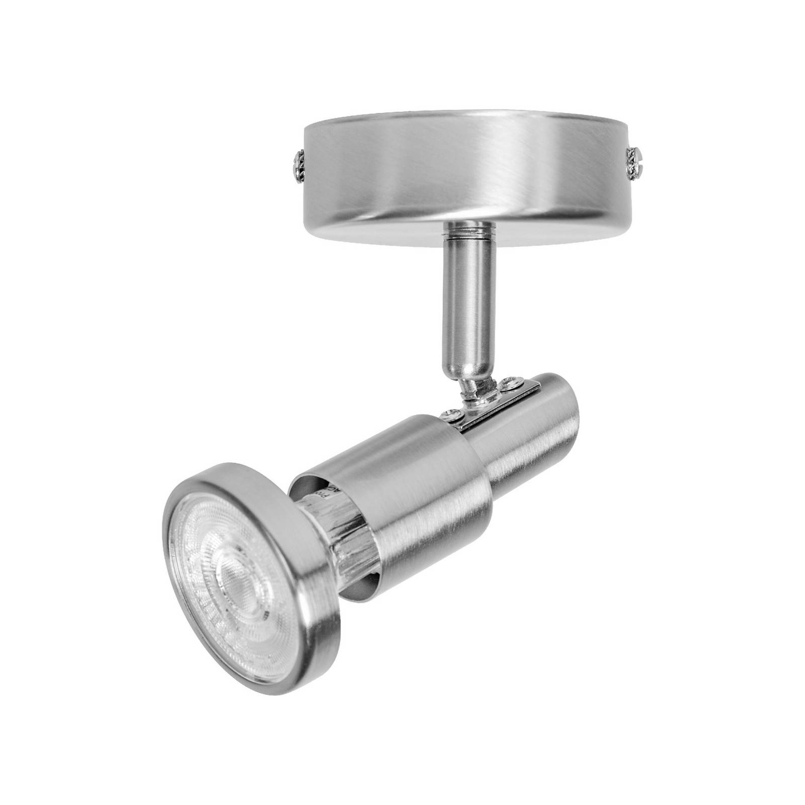 OSRAM Deckenstrahler, silber, Metall 1-flg. GU10-LED 2.700 K OSRAM Deckenstrahler, silber, Metall 1-flg. GU10-LED 2.700 K von Osram